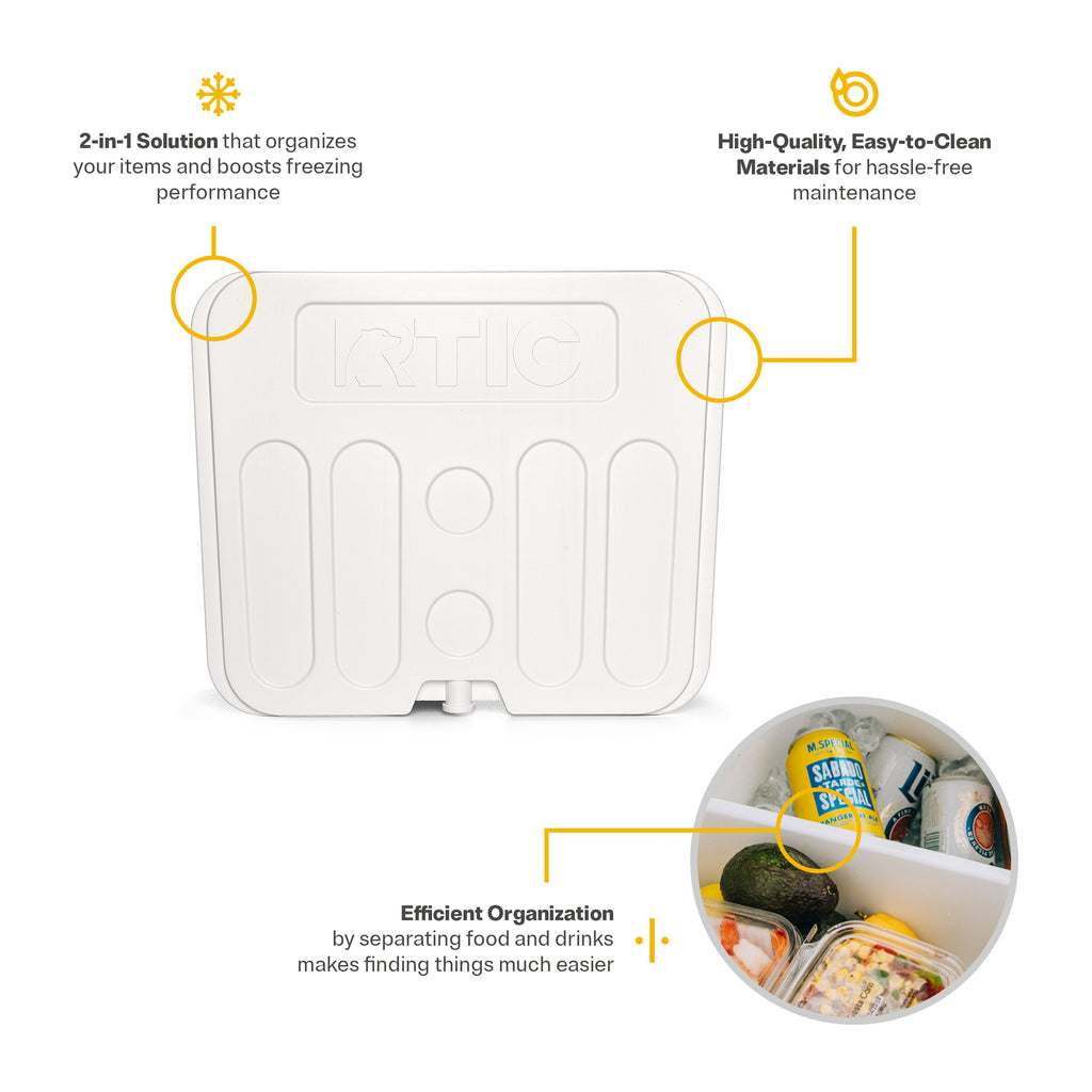 Ultra-Tough Cooler Freezable Divider